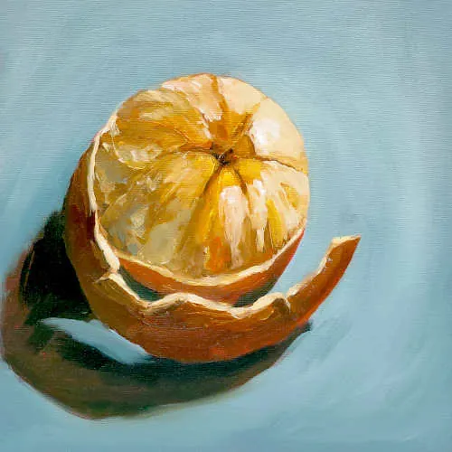 Impression photo L'orange 20x20 cm