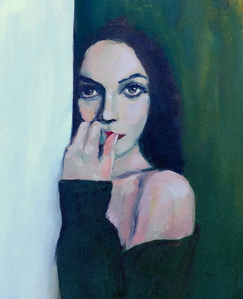 Portrait - Huile sur toile - 2024
